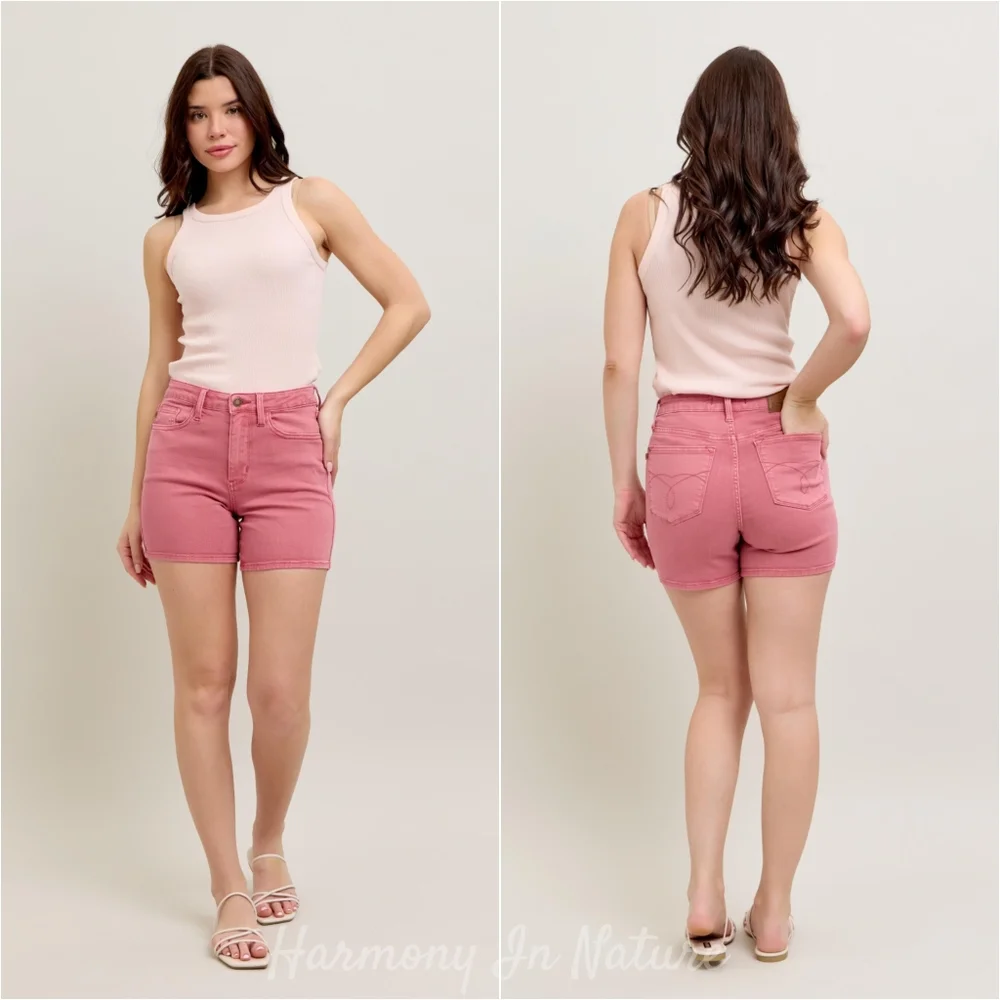 Rosy High Hopes Denim Shorts - Picture 3 of 16